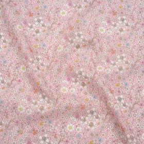 Liberty Fabrics Tana Lawnยฎ – June’s Meadow Pink – Baby Pink, White and Rainbow Illustrated Flowers Liberty Fabrics Tana Lawnยฎ – June’s Meadow Pink – Baby Pink, White and Rainbow Illustrated Flowers