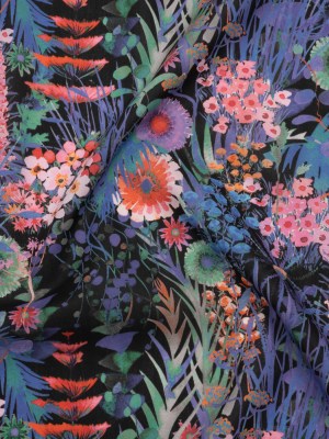 Liberty Fabrics Tana Lawn® – Tresco Purple – Blue Violet, Pink and Red Painted Floral Liberty Fabrics Tana Lawn® – Tresco Purple – Blue Violet, Pink and Red Painted Floral