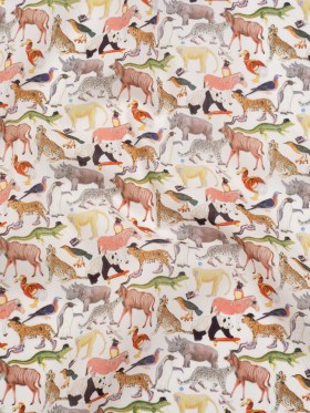 Liberty Fabrics Tana Lawnยฎ – Quey 2 Multi Pastel – Brown, Green and Yellow Animals with Clothes Liberty Fabrics Tana Lawnยฎ – Quey 2 Multi Pastel – Brown, Green and Yellow Animals with Clothes