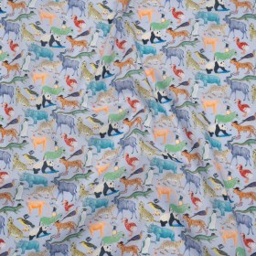 Liberty Fabrics Tana Lawnยฎ – Quey 2 Multi Bright – Blue, Yellow and Green Animals with Clothes Liberty Fabrics Tana Lawnยฎ – Quey 2 Multi Bright – Blue, Yellow and Green Animals with Clothes