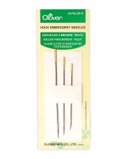 Clover Huck Bent Tip Embroidery Needles – 3 ct Clover Huck Bent Tip Embroidery Needles – 3 ct