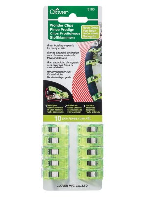 Clover Wonder Clips – Neon Green – 10 pc Clover Wonder Clips – Neon Green – 10 pc
