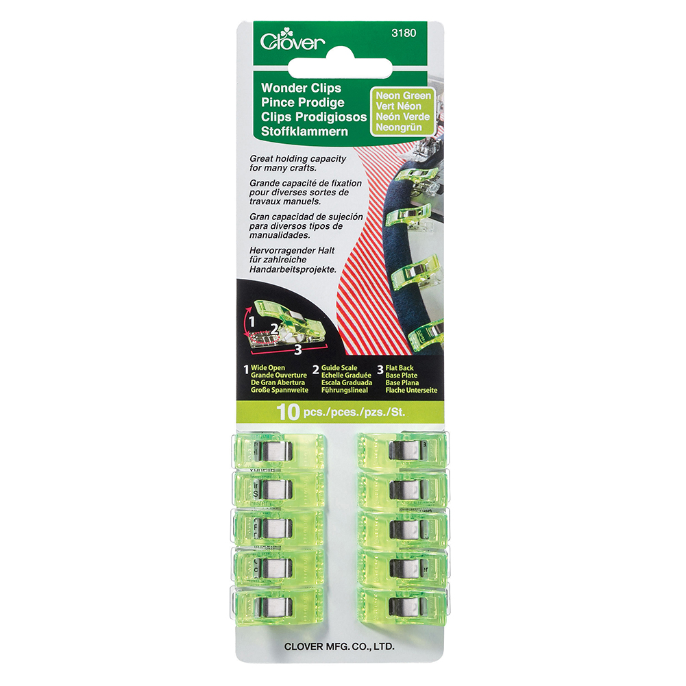 Clover Wonder Clips – Neon Green – 10 pc Clover Wonder Clips – Neon Green – 10 pc