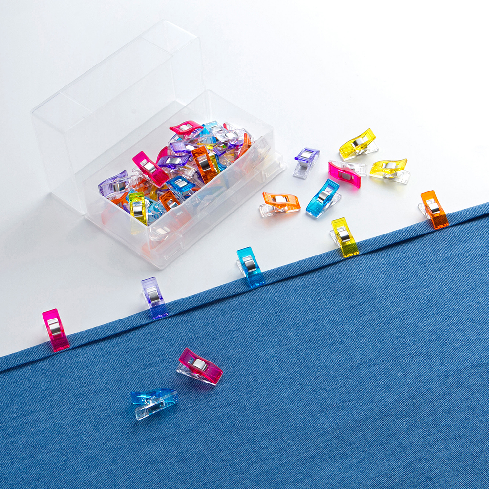 Clover Wonder Clips - Assorted Colors - 50 pc