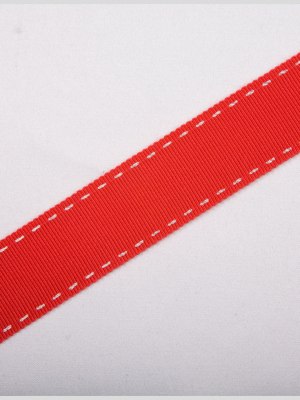 7/8″ Red Stitched Grosgrain Ribbon 7/8″ Red Stitched Grosgrain Ribbon