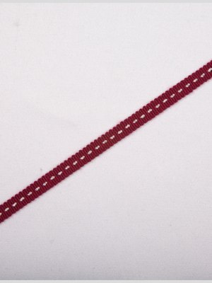 Wine Stitched Grosgrain Ribbon – 0.19″ Wine Stitched Grosgrain Ribbon – 0.19″