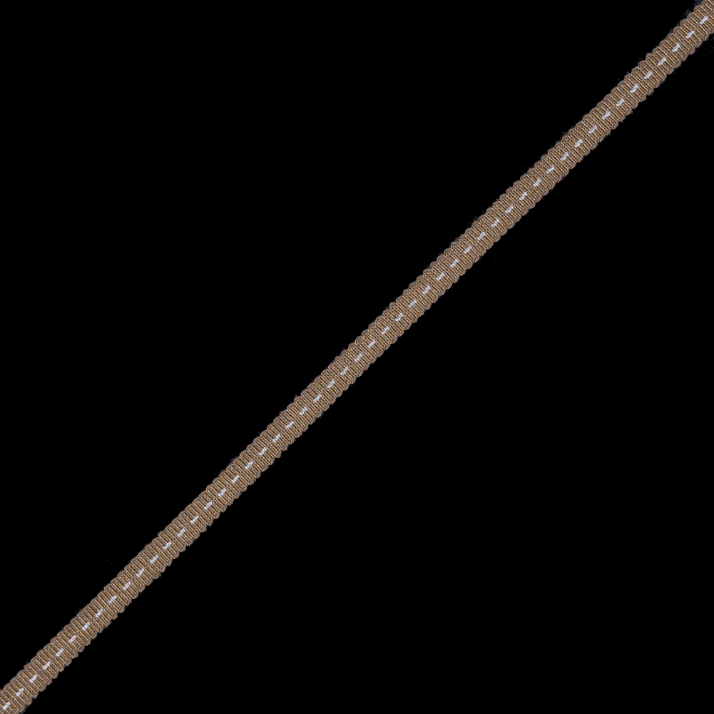 Dark Gold Stitched Grosgrain Ribbon – 0.19″ Dark Gold Stitched Grosgrain Ribbon – 0.19″