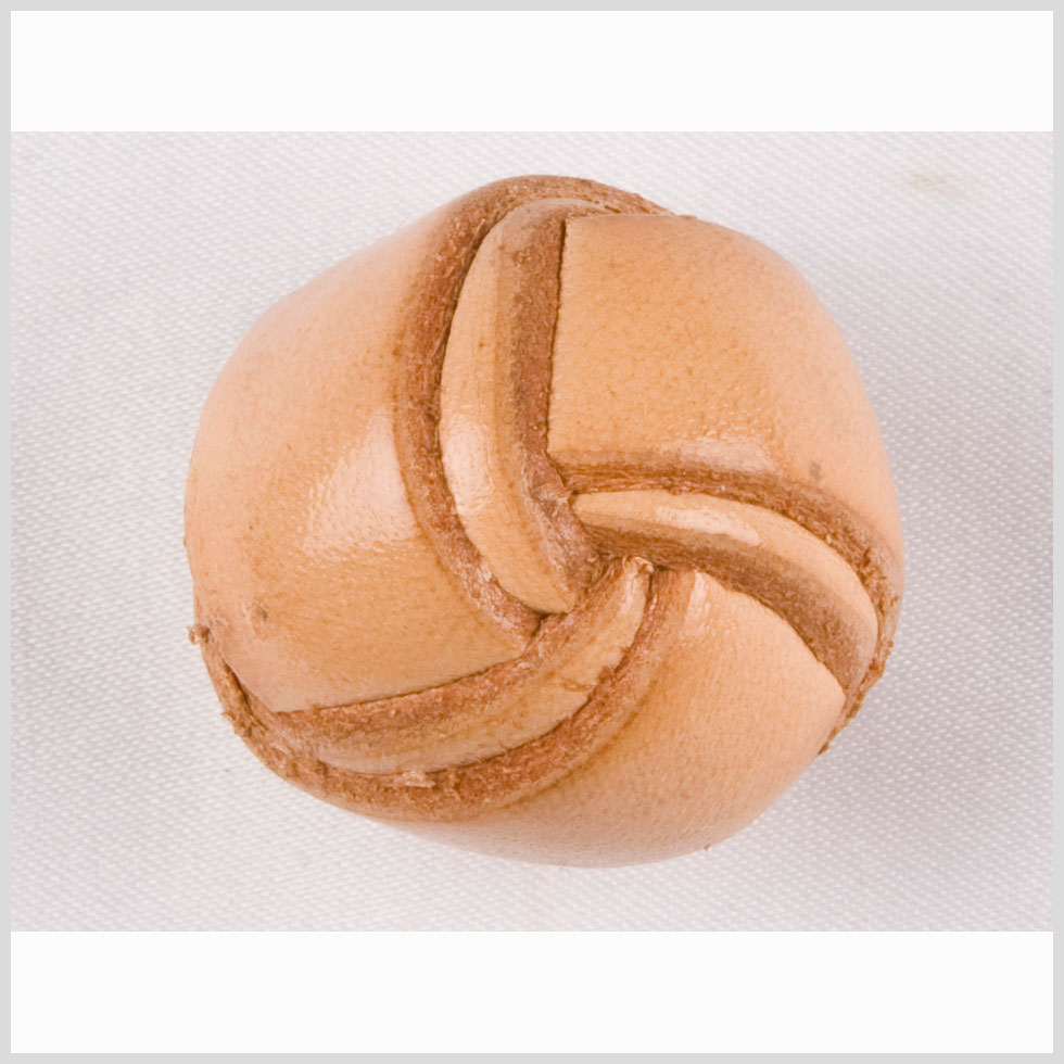 Natural Leather Button – 24L/15mm Natural Leather Button – 24L/15mm