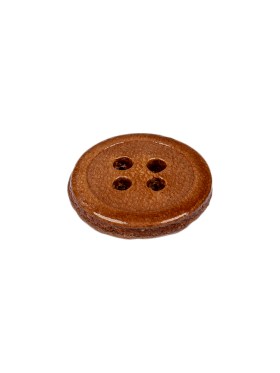 Natural Leather Blazer Button – 24L/15mm Natural Leather Blazer Button – 24L/15mm