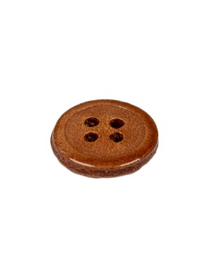 Natural Leather Blazer Button – 24L/15mm Natural Leather Blazer Button – 24L/15mm