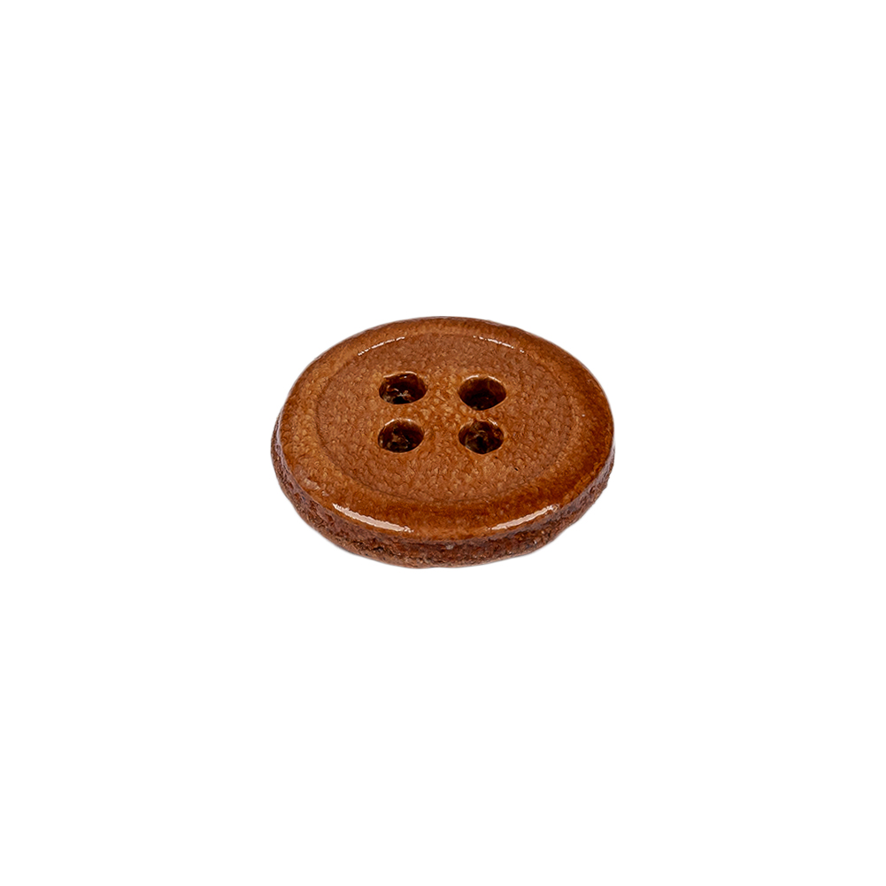 Natural Leather Blazer Button – 24L/15mm Natural Leather Blazer Button – 24L/15mm