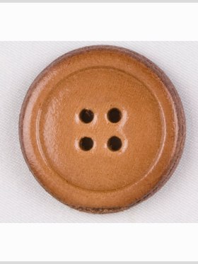Natural Leather Button – 40L/25.5mm Natural Leather Button – 40L/25.5mm