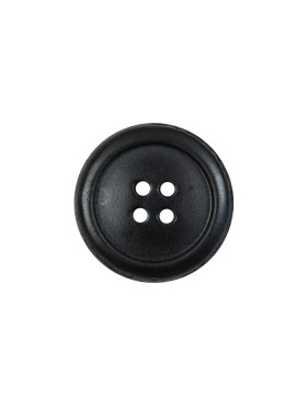 Black Leather Blazer Button – 24L/15mm Black Leather Blazer Button – 24L/15mm