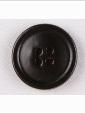 Black Leather Button – 32L/20mm Black Leather Button – 32L/20mm