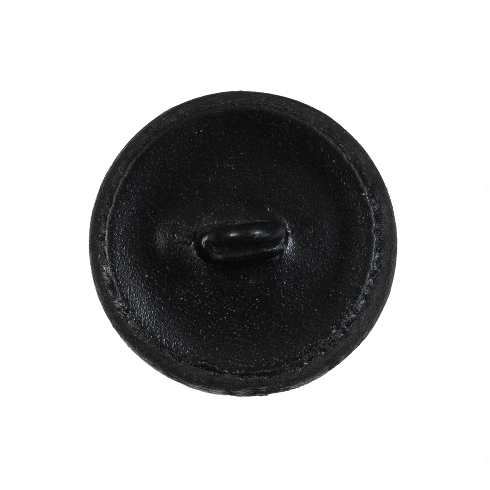 Black Embossed Leather Shank Back Button – 40L/25.5mm Black Embossed Leather Shank Back Button – 40L/25.5mm