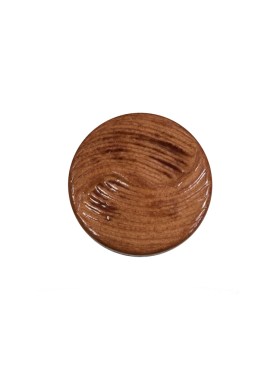 Natural Embossed Leather Shank Back Button – 24L/15mm Natural Embossed Leather Shank Back Button – 24L/15mm