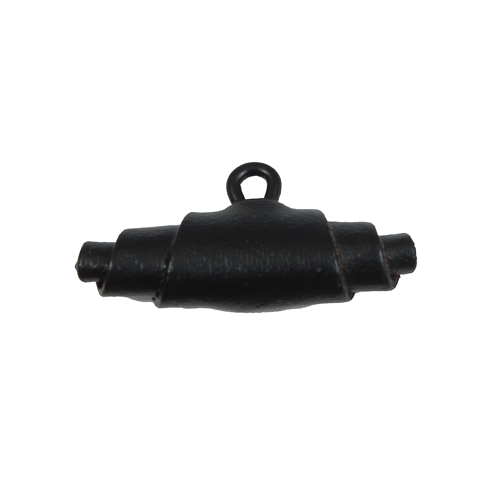 Black Leather Toggle - 60L/38mm