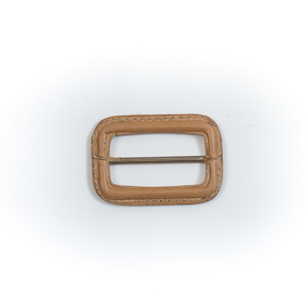 Natural Leather Buckle - 2.125" x 1.5"