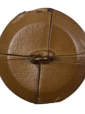 Natural Leather Shank Back Button – 54L/34mm Natural Leather Shank Back Button – 54L/34mm