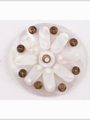 45mm Natural White Shell Pendant 45mm Natural White Shell Pendant
