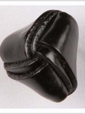 Black Leather Button – 24L/15mm Black Leather Button – 24L/15mm