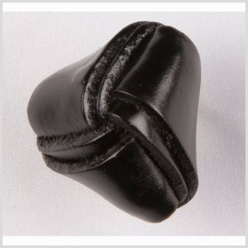 Black Leather Button – 32L/20mm Black Leather Button – 32L/20mm