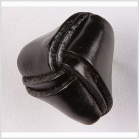 Black Leather Button – 40L/25.5mm Black Leather Button – 40L/25.5mm