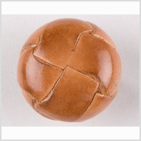 Lacquered Natural Leather Button – 24L/15mm Lacquered Natural Leather Button – 24L/15mm