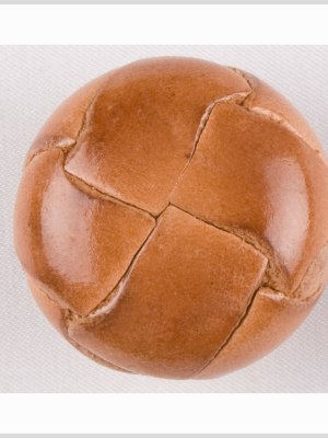 Lacquered Natural Leather Button – 40L/25.5mm Lacquered Natural Leather Button – 40L/25.5mm