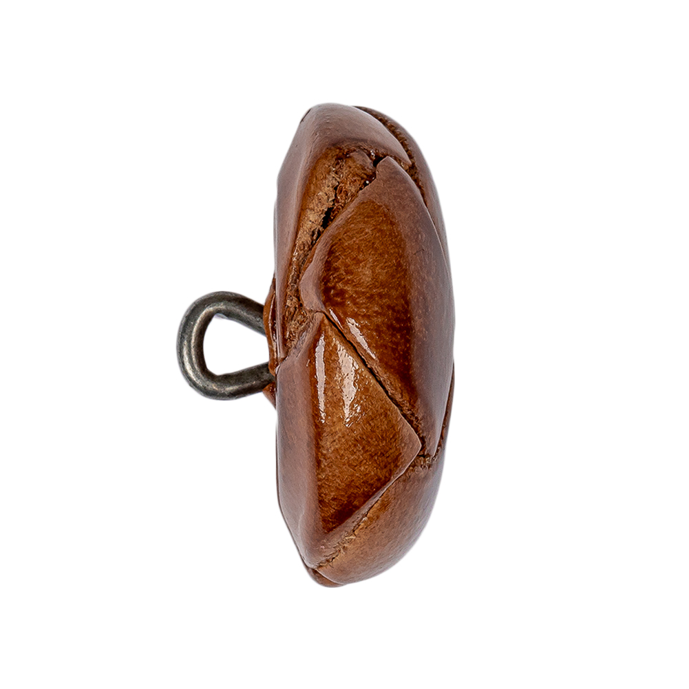 Lacquered Natural Leather Button – 45L/29mm Lacquered Natural Leather Button – 45L/29mm