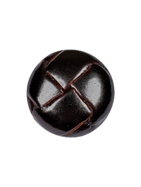 Antique Leather Button – 32L/20mm Antique Leather Button – 32L/20mm