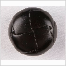 Black Leather Button – 24L/15mm Black Leather Button – 24L/15mm