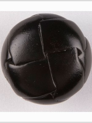 Black Leather Button – 36L/23mm Black Leather Button – 36L/23mm