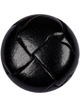 Black Leather Button – 45L/29mm Black Leather Button – 45L/29mm