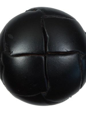 Black Leather Shank Back Button – 54L/34mm Black Leather Shank Back Button – 54L/34mm