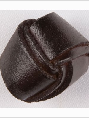Antique Leather Button – 44L/28mm Antique Leather Button – 44L/28mm