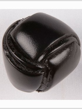 Black Leather Button – 24L/15mm Black Leather Button – 24L/15mm
