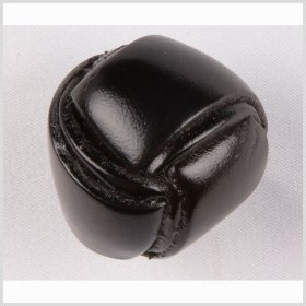 Black Leather Button – 44L/28mm Black Leather Button – 44L/28mm