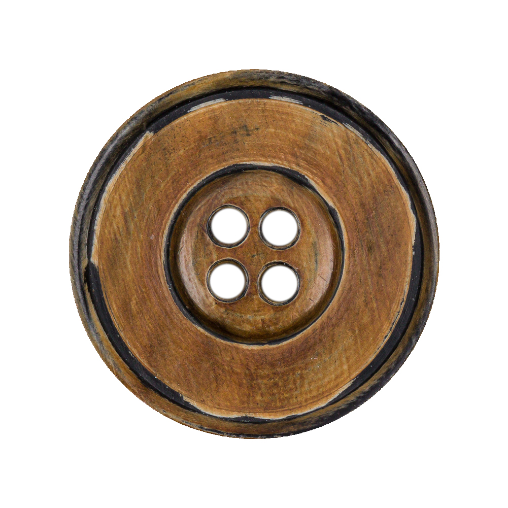 Brown Horn Coat Button – 44L/28mm Brown Horn Coat Button – 44L/28mm