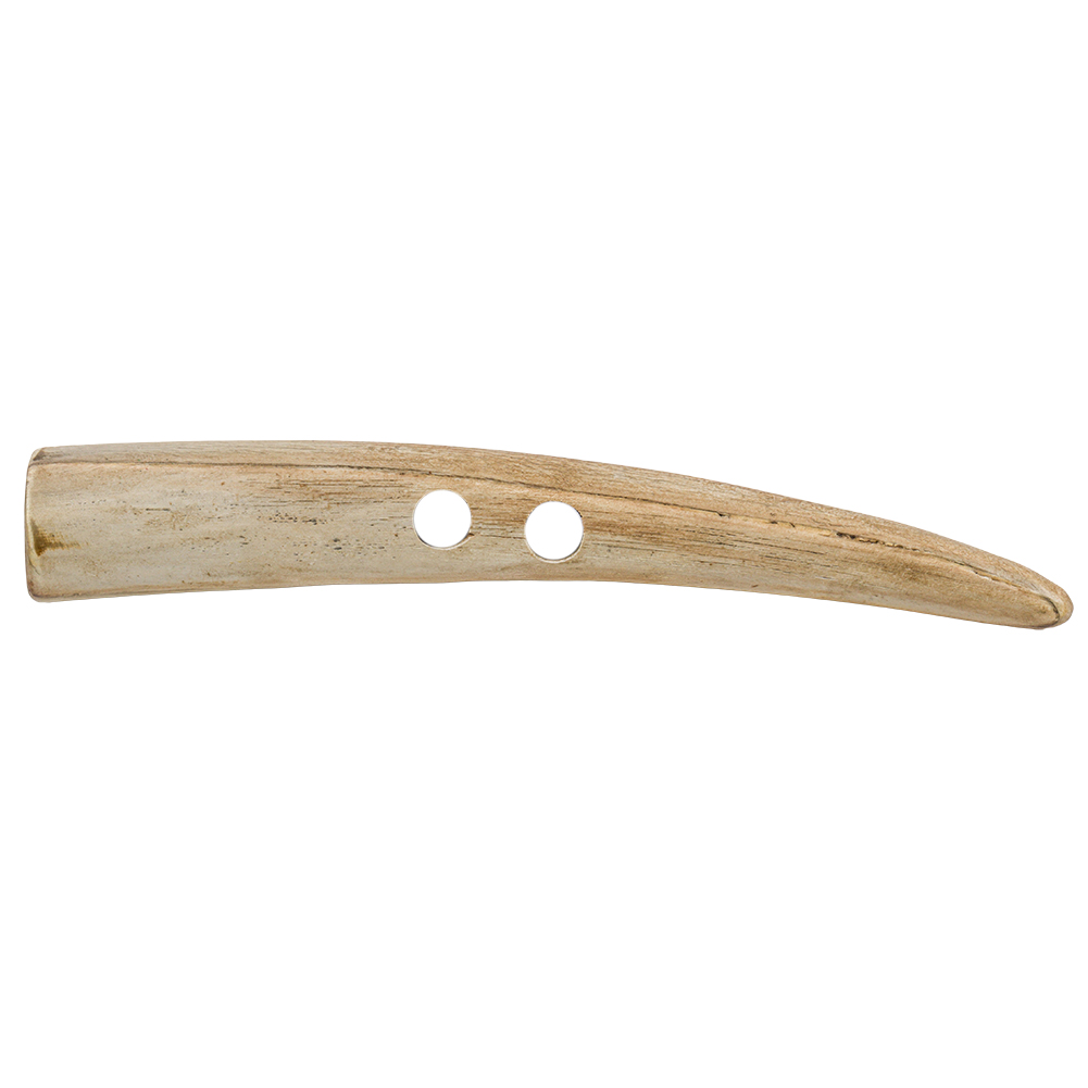 Natural Oversized Horn Toggle - 160L/100mm