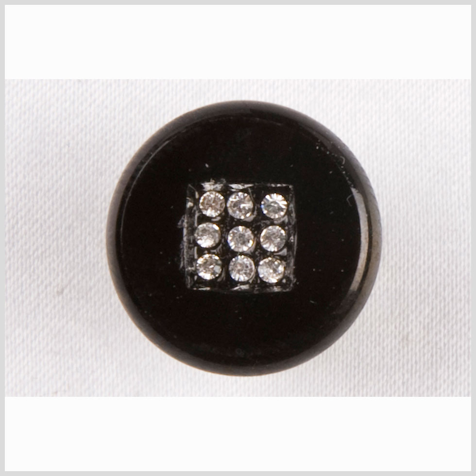 Black/Crystal Crystal Button – 28L/18mm Black/Crystal Crystal Button – 28L/18mm