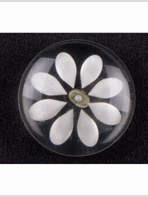 Clear White Plastic Button – 24L/15mm Clear White Plastic Button – 24L/15mm