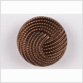Copper Knotted Glass Shank Back Button – 44L/28mm Copper Knotted Glass Shank Back Button – 44L/28mm