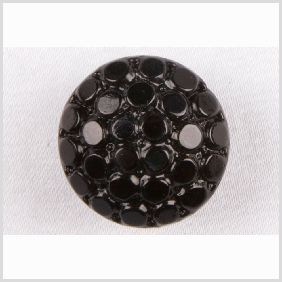 Black Glass Button – 28L/18mm Black Glass Button – 28L/18mm