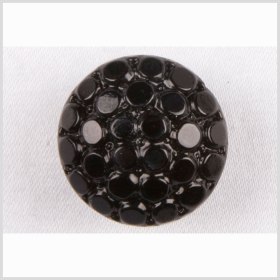 Black Glass Button – 36L/23mm Black Glass Button – 36L/23mm