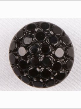 Black Glass Button – 36L/23mm Black Glass Button – 36L/23mm