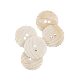Natural Bone Carved Circular 2-Hole Button – 36L/23mm Natural Bone Carved Circular 2-Hole Button – 36L/23mm