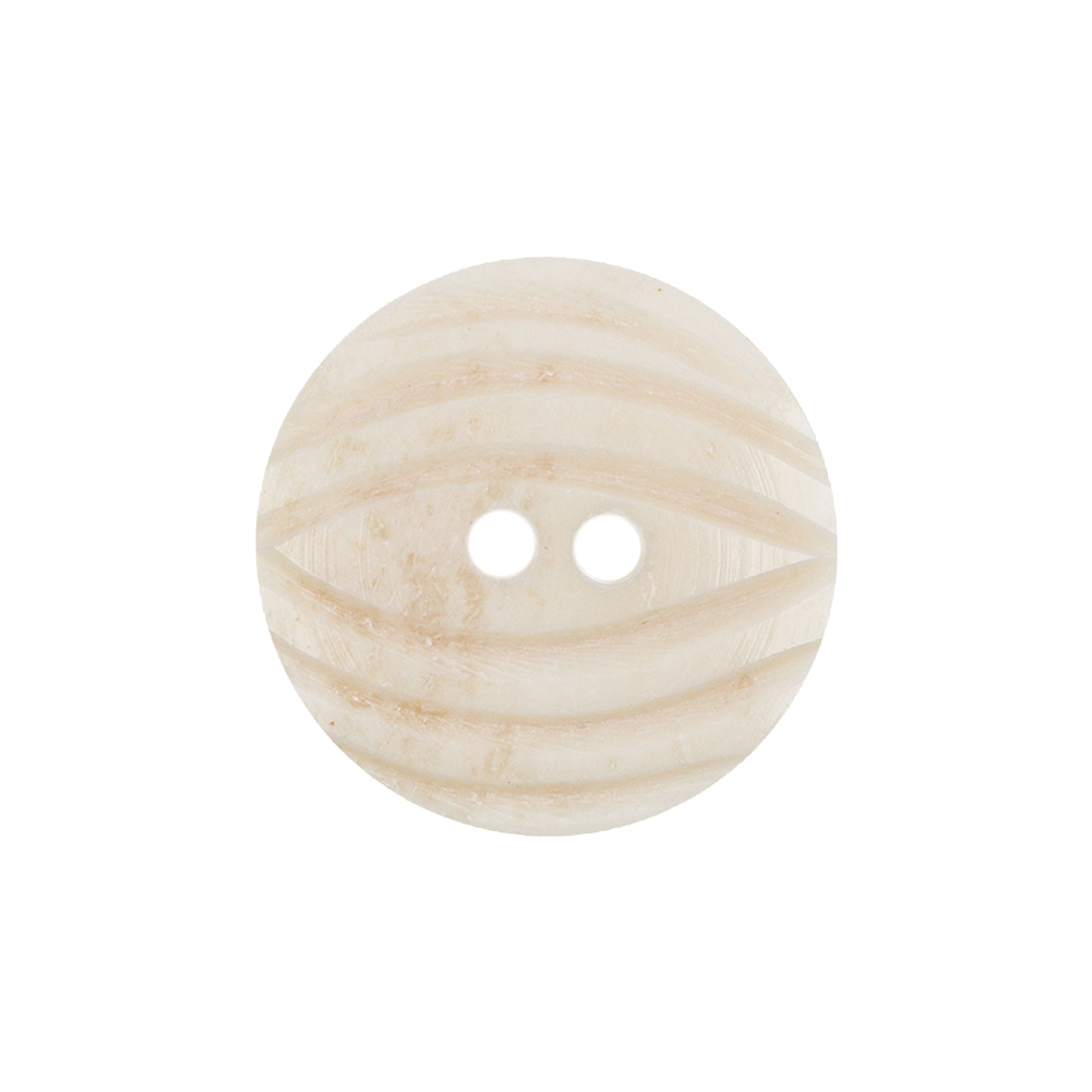 Natural Bone Carved Circular 2-Hole Button – 36L/23mm Natural Bone Carved Circular 2-Hole Button – 36L/23mm