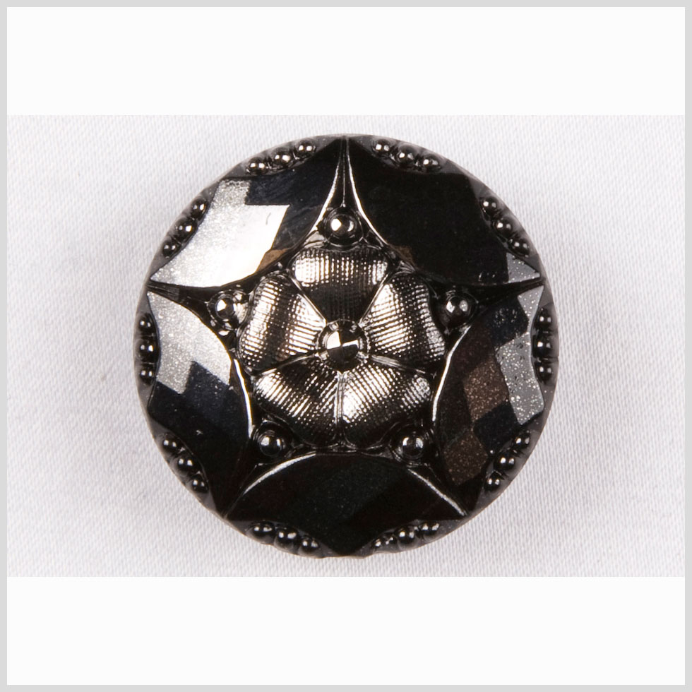 Platinum Shaded Glass Button – 44L/28mm Platinum Shaded Glass Button – 44L/28mm