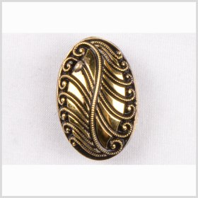 Black/Gold Glass Button – 24L/15mm Black/Gold Glass Button – 24L/15mm